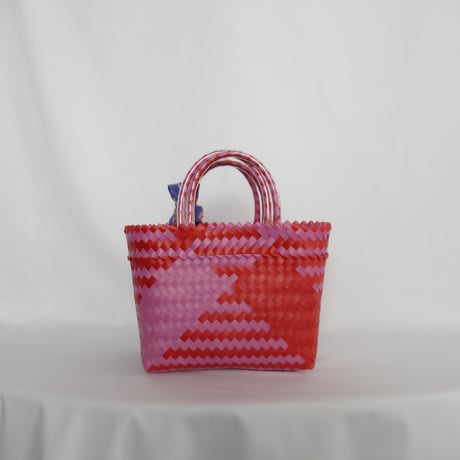 【8月3日(月)〜8月7日(金)発送】 Bag×Handkerchief［C］Mekearibag (Size : S) _Sarang (cross)