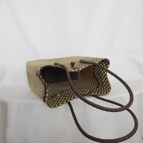 【7月27日(月)〜7月31日(金)発送】 Gummy Bag No.27 (Size: L) ' gingham ' _Hazelnut