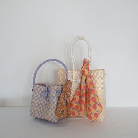 【9月28日(月)〜10月2日(金)発送】 Bag×Handkerchief［F］BÉBÉ BAG _Earl Grey Milk Tea