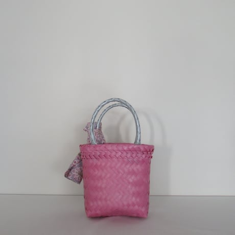 【10月13日(火)〜10月16日(金)発送】 Bag×Handkerchief［B］Mekearibag (Size : XS) _ Pink Mirage