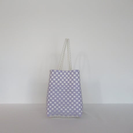 【10月13日(月)〜10月16日(金)発送】BOSTON BAG No.33 'gingham' _ Milky Purple Fizz