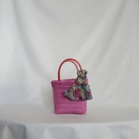 ★【9月7日(月)〜9月11日(金)発送】  Bag×Handkerchief［B］Mekearibag (Size : XS) _ Strawberry Bonbon