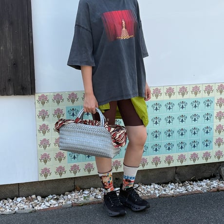 ★【9月7日(月)〜9月11日(金)発送】  Indian Cotton Handkerchief [X] - SAND90