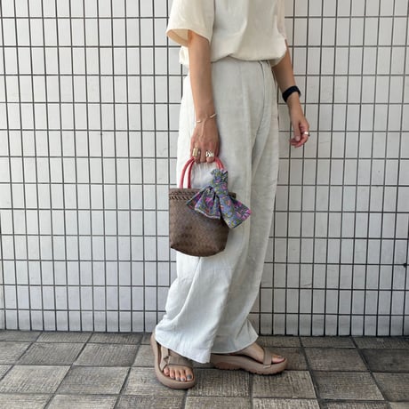 【7月13日(月)〜7月17日(金)発送】 Bag×Handkerchief［C］Mekearibag (Size : XS) _ Teddy