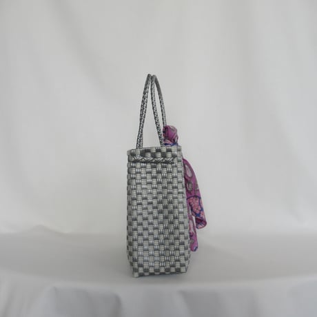【7月21日(火)〜7月24日(金)発送】 Bag×Handkerchief［F］Gummybag (Size : S) _Silver Obscura