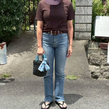 【7月21日(火)〜7月24日(金)発送】 Bag×Handkerchief［A］Mekearibag (Size : XS) _Blue Butterfly