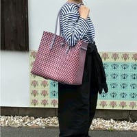 【10月19日(月)〜10月23日(金)発送】 Gummy Bag No.26 (Size: L) ' gingham ' _Humid Cherry
