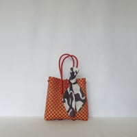 【10月19日(月)〜10月23日(金)発送】  Bag×Handkerchief［F］Gummy bag ' gingham ' (Size : S) _ Chinatown