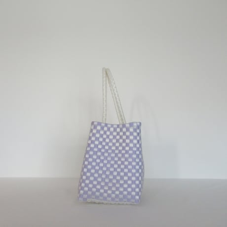 【10月13日(月)〜10月16日(金)発送】BOSTON BAG No.33 'gingham' _ Milky Purple Fizz