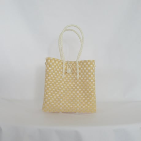 【8月24日(月)〜8月28日(金)発送】 Gummy Bag No.10 (Size: S) ' gingham ' _Custard Fizz