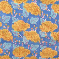 【8月10日(月)〜順次発送】 Indian Cotton Handkerchief [K] - BLUE49