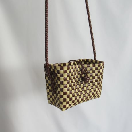 【7月27日(月)〜7月31日(金)発送】 Hello Bag No.10 ' gingham '_Hazelnut