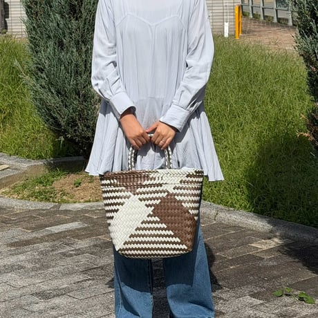 【11月2日(月)〜11月6日(金)発送】 Mekearibag No.214 (Size: M) _Mocha Brown × Gomashio
