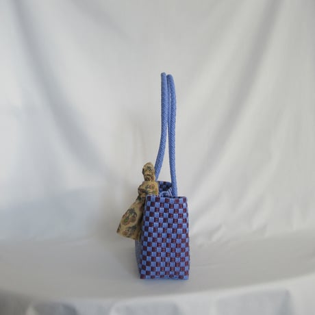 ★【9月7日(月)〜9月11日(金)発送】  Bag×Handkerchief［G］Panini 'gingham'_Pansy