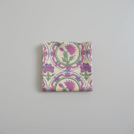 【7月27日(月)〜7月31日(金)発送】  Indian Cotton Handkerchief [L] - SAND87