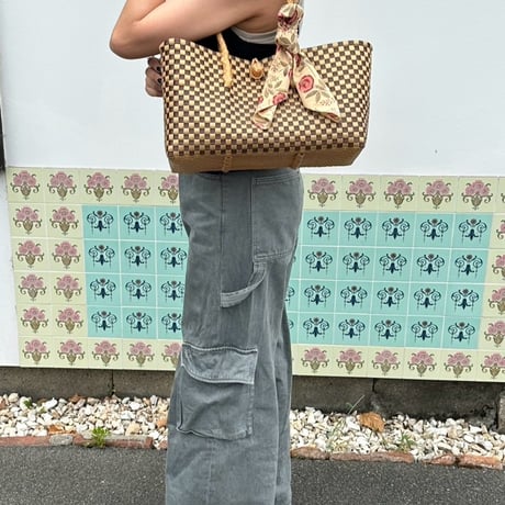 【8月24日(月)〜8月28日(金)発送】 Indian Cotton Handkerchief [B]-SAND88