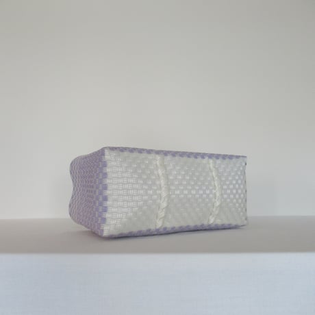 【10月13日(月)〜10月16日(金)発送】BOSTON BAG No.33 'gingham' _ Milky Purple Fizz