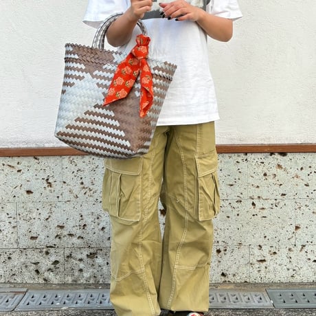 【8月31日(月)〜順次発送】  Indian Cotton Handkerchief [D] -YR39
