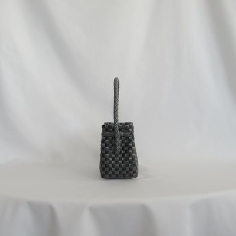 【7月27日(月)〜7月31日(金)発送】 BÉBÉ BAG No.13 ' gingham ' _ Charcoal Clay