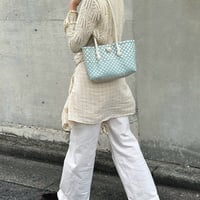 【10月13日(火)〜10月16日(金)発送】 Panini No.16 'gingham' _Dusty Blue Fizz