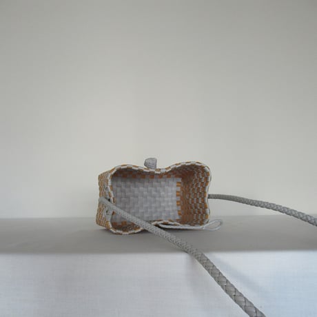 【10月5日(月)〜10月9日(金)発送】  Bag×Handkerchief［G］Hello bag ' gingham ' _ Moon