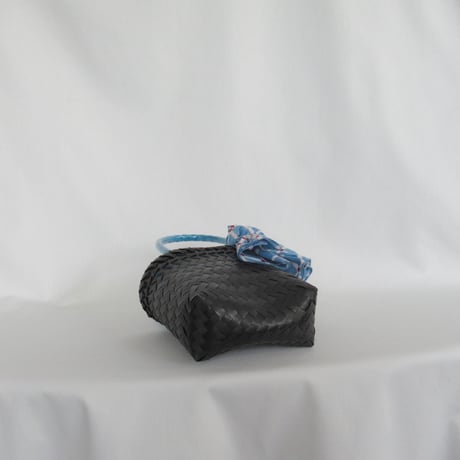 【7月21日(火)〜7月24日(金)発送】 Bag×Handkerchief［A］Mekearibag (Size : XS) _Blue Butterfly