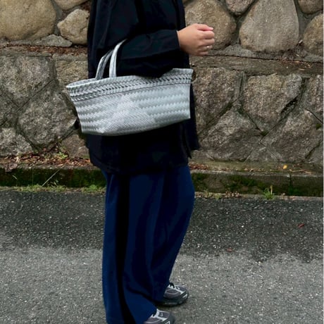 【9月28日(月)〜10月2日(金)発送】 Mekearibag BOUQUET(cross) No.7 _Silver×Yasashii Purple