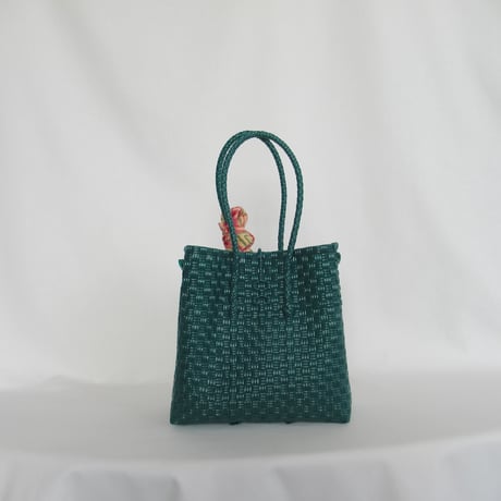 【7月21日(火)〜7月24日(金)発送】 Bag×Handkerchief［E］Gummy bag (Size : S) _ Dark Green