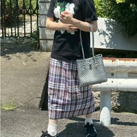 【8月3日(月)〜8月7日(金)発送】  Gummy Bag Tali No.2  _Metallic Silver