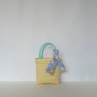 【10月19日(月)〜10月23日(金)発送】   Bag×Handkerchief［A］Mekearibag (Size : XS) _ Mint Latte