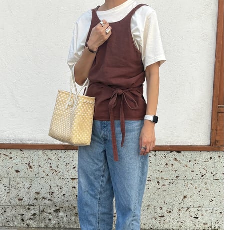 【8月24日(月)〜8月28日(金)発送】 Gummy Bag No.10 (Size: S) ' gingham ' _Custard Fizz