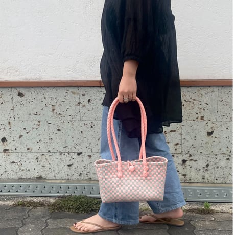 【8月10日(月)〜順次発送】 Panini No.12 'gingham' _Cotton Candy