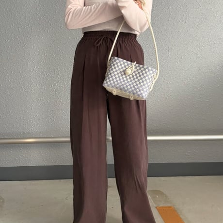 【10月13日(火)〜10月16日(金)発送】 Hello Bag No.23 ' gingham '_ Milky Purple Fizz