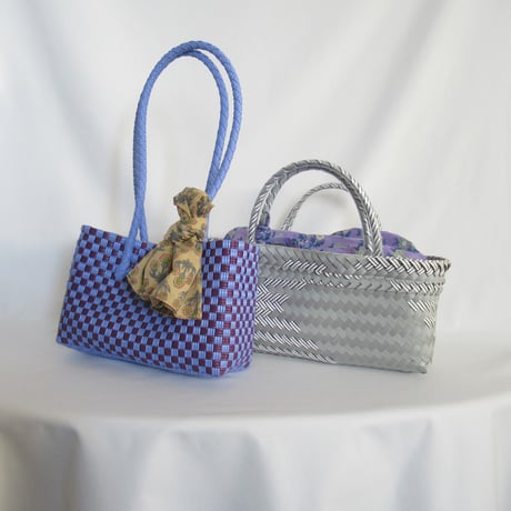 ★【9月7日(月)〜9月11日(金)発送】  Bag×Handkerchief［G］Panini 'gingham'_Pansy