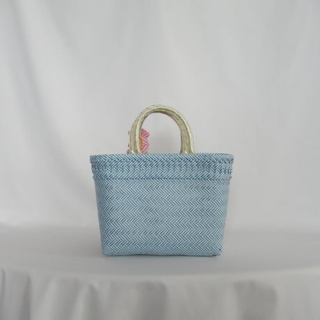 【8月3日(月)〜8月7日(金)発送】 Bag×Handkerchief［A］Mekearibag (Size : S) _Powder Blue