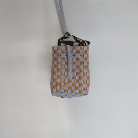 【10月5日(月)〜10月9日(金)発送】  Bag×Handkerchief［G］Hello bag ' gingham ' _ Moon