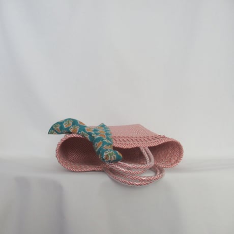 【8月10日(月)〜順次発送】 Bag×Handkerchief［E］Mekearibag (Size : S) _Yasashii Pink