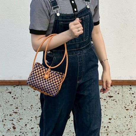 【7月27日(月)〜7月31日(金)発送】 Hello Bag No.11 ' gingham '_Blueberry Pie
