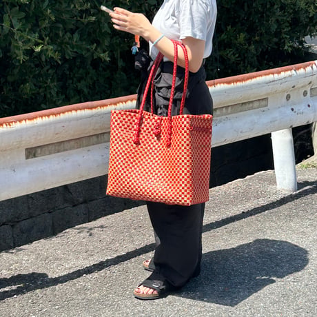 【7月13日(月)〜7月17日(金)発送】 Gummy Bag No.23 (Size: L) ' gingham ' _Chinatown