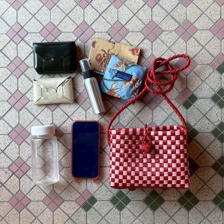 【10月26日(月)〜10月30日(金)発送】 Hello Bag No.16 ' gingham ' _Pansy