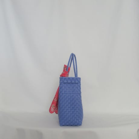 【8月10日(月)〜順次発送】 Bag×Handkerchief［F］Gummybag (Size : S) _Queen's Blue
