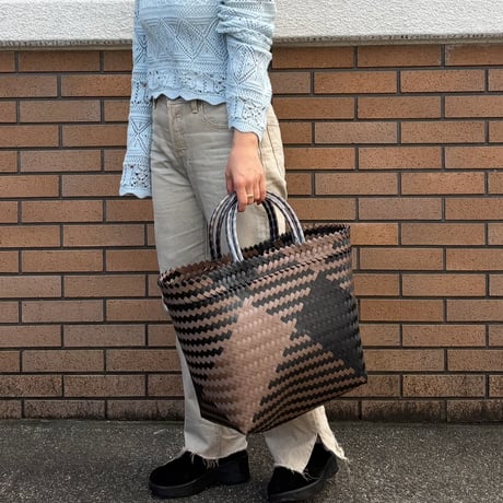 【10月5日(月)〜10月9日(金)発送】  Mekearibag No.25 (Size: L) _Aged Wood (cross)