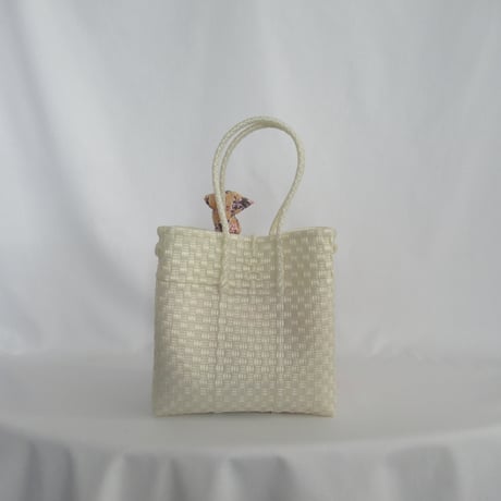 【8月3日(月)〜8月7日(金)発送】 Bag×Handkerchief［E］Gummybag (Size : S) _Pearl