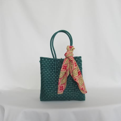 【7月21日(火)〜7月24日(金)発送】 Bag×Handkerchief［E］Gummy bag (Size : S) _ Dark Green