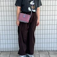 【8月10日(月)〜順次発送】 Hello Bag No.21 ' gingham '_Humid Cherry