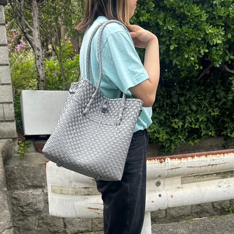【7月21日(火)〜7月24日(金)発送】 Gummy Bag No.20 (Size: L) _Metallic Silver