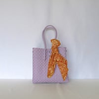 【11月2日(月)〜11月6日(金)発送】  Bag×Handkerchief［D］Gummy bag (Size : S) _ Milky Purple