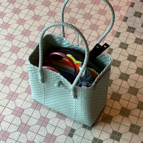 【8月10日(月)〜順次発送】 Gummy Bag No.19 (Size: M) ' gingham ' _70's