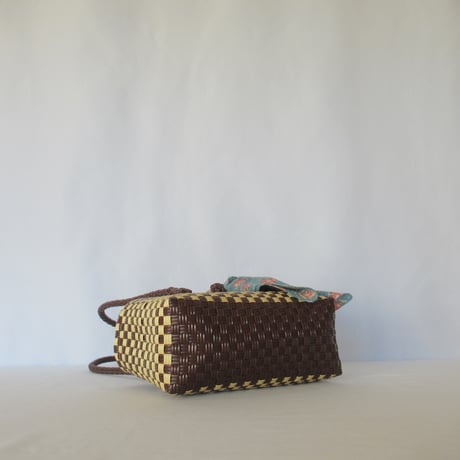 【10月19日(月)〜10月23日(金)発送】  Bag×Handkerchief［I］Panini 'gingham'_Hazelnut