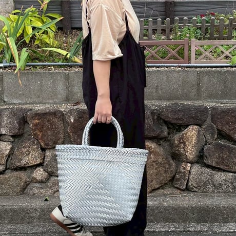 【8月31日(月)〜順次発送】 Mekearibag No.26 (Size: M) _Silver × Gomashio